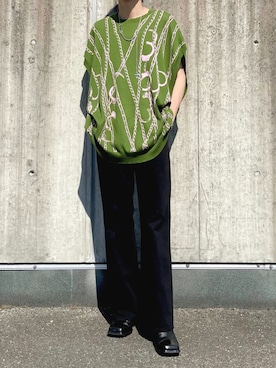 「JOHN LAWRENCE SULLIVAN（ジョンローレンスサリバン）のアイテム（ブーツ）」を使った、まつさん（メンズ・180cm）の秋コーディネート