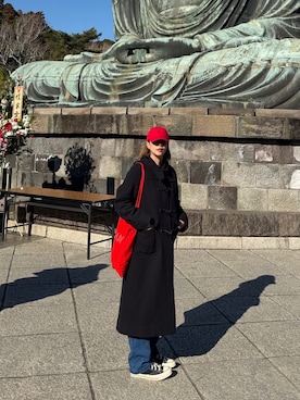 「HAY（ヘイ）のアイテム」を使った、kumiさん（レディース・156cm）の冬コーディネート