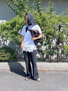 「アイテム（水着/着物・浴衣）」を使った、LINAさん（レディース・159cm）の秋コーディネート