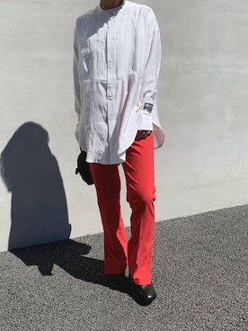 「LOWRYS FARM（ローリーズファーム）のストレッチヒールブーツ　851418（ブーツ）」を使った、LINAさん（レディース・159cm）の秋コーディネート