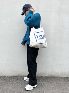 LINAさん(レディース・159cm)の冬コーディネート