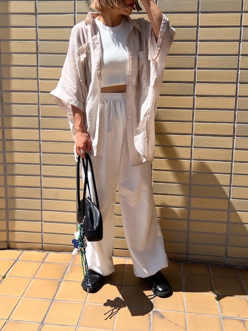 anuke アンヌーク Nylon Volume Pants ànuke online store（アンヌーク） / Nylon Volume PantsNylon