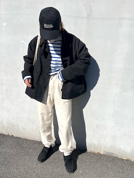 「ほめられ本命コーデ」｜「アイテム（モカシン/デッキシューズ）」を使った、LINAさん（レディース・159cm）の冬コーディネート