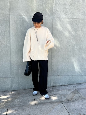 「adidas（アディダス）のadidas SAMBA OG / アディダス サンバ オージー（スニーカー）」を使った、LINAさん（レディース・159cm）の秋コーディネート