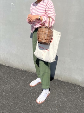 「ごきげんウィーク」｜LINAさん（レディース・159cm）の春コーディネート