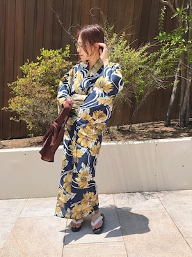 「ITTI（イッチ）のアイテム」を使った、LINAさん（レディース・159cm）の夏コーディネート