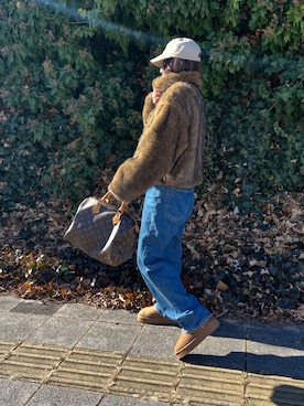 LINAさん（レディース・159cm）の冬コーディネート