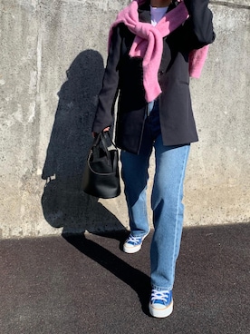 「etade（エタード）のアイテム」を使った、LINAさん（レディース・159cm）の冬コーディネート