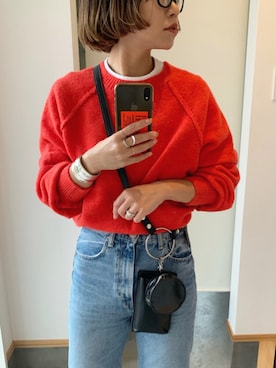 「BONbazaar（ボンバザール）のアイテム」を使った、LINAさん（レディース・159cm）の秋コーディネート
