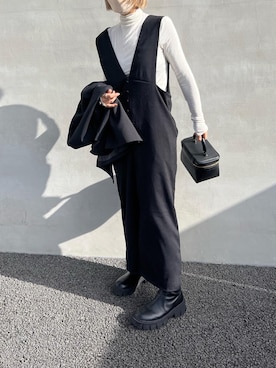 LINAさん（レディース・159cm）の冬コーディネート