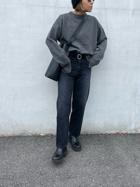 LINAさん（レディース・159cm）の冬コーディネート