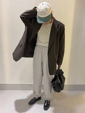 「JOURNAL STANDARD（ジャーナルスタンダード）のアイテム」を使った、LINAさん（レディース・159cm）の秋コーディネート