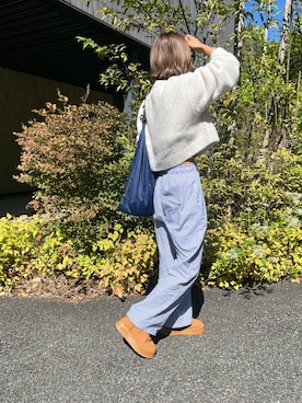 「CLEA（クレア）のアイテム（ブーツ）」を使った、LINAさん（レディース・159cm）の秋コーディネート