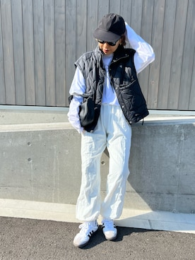 「adidas（アディダス）のadidas SAMBA OG / アディダス サンバ オージー（スニーカー）」を使った、LINAさん（レディース・159cm）の秋コーディネート