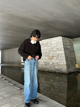 「PRADA（プラダ）のアイテム」を使った、Yamato Kato さん（メンズ・177cm）の春コーディネート