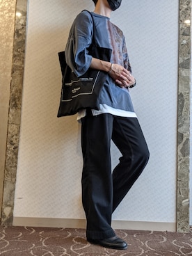 「鼻油」｜くにさん（メンズ・175cm）の夏コーディネート