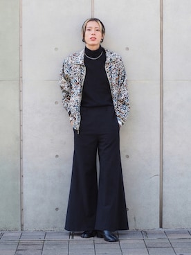 「LHME（エルエイチエムイー）のアイテム（アクセサリー）」を使った、UJUさん（メンズ・176cm）の秋コーディネート