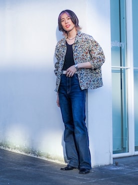 「URBAN RESEARCH（アーバンリサーチ）のアイテム（ピアス（両耳用））」を使った、UJUさん（メンズ・176cm）の夏コーディネート