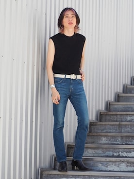 「URBAN RESEARCH（アーバンリサーチ）のアイテム（ピアス（両耳用））」を使った、UJUさん（メンズ・176cm）の夏コーディネート