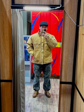 「B.C STOCK（ベーセーストック）のアイテム」を使った、RENTAさん（メンズ・185cm）の冬コーディネート