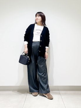 「アイテム（Tシャツ/カットソー）」を使った、サトみ。さん（レディース・151cm・30代）の秋コーディネート