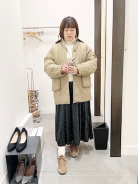 「アイテム（テーラードジャケット）」を使った、サトみ。さん（レディース・151cm）の秋コーディネート