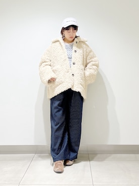 「アイテム（ジャケット/アウター）」を使った、サトみ。さん（レディース・151cm・30代）の秋コーディネート