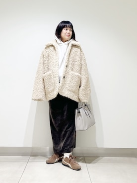 「アイテム（その他アウター）」を使った、サトみ。さん（レディース・151cm・30代）の秋コーディネート