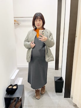 「アイテム（ワンピース/ドレス）」を使った、サトみ。さん（レディース・151cm）の秋コーディネート