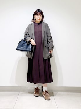 「アイテム（その他アウター）」を使った、サトみ。さん（レディース・151cm）の秋コーディネート
