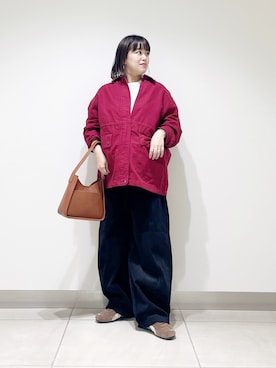 「アイテム（ジャケット/アウター）」を使った、サトみ。さん（レディース・151cm・30代）の秋コーディネート