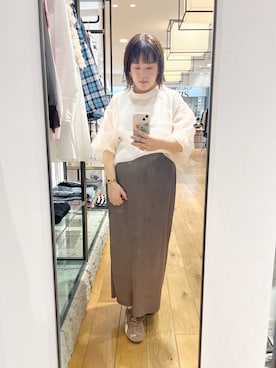 「アイテム（タンクトップ）」を使った、サトみ。さん（レディース・151cm・30代）の夏コーディネート