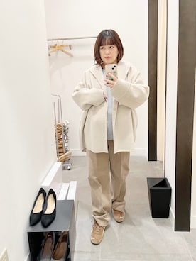「アイテム（その他アウター）」を使った、サトみ。さん（レディース・151cm・30代）の秋コーディネート