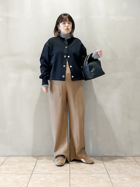 「アイテム（Tシャツ/カットソー）」を使った、サトみ。さん（レディース・151cm・30代）の秋コーディネート