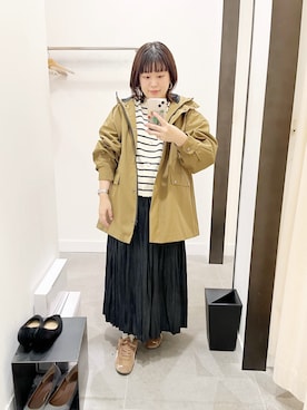 「冬の注目アウター」｜サトみ。さん（レディース・151cm）の秋コーディネート