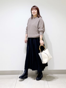 「URBAN RESEARCH DOORS」｜サトみ。さん（レディース・151cm）の秋コーディネート