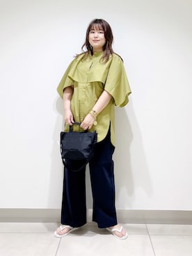 「ビーチサンダル」｜サトみ。さん（レディース・151cm・30代）の春コーディネート