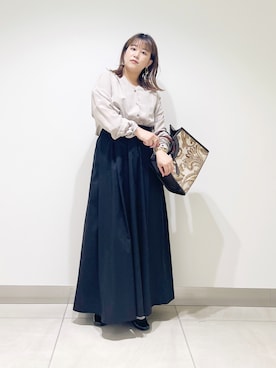 「オンオフ兼用」｜サトみ。さん（レディース・151cm・20代）の秋コーディネート