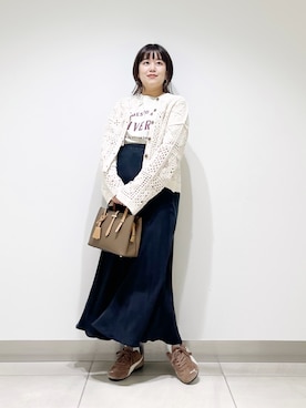 「アイテム（トップス）」を使った、サトみ。さん（レディース・151cm・30代）の秋コーディネート