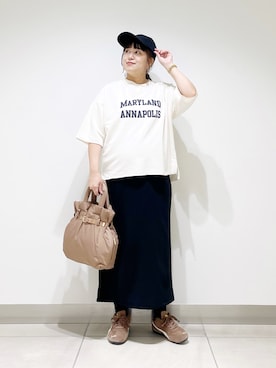「アイテム（帽子）」を使った、サトみ。さん（レディース・151cm・30代）の夏コーディネート