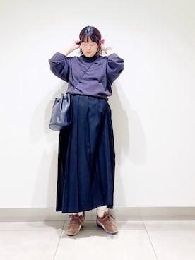 「アイテム（スカート）」を使った、サトみ。さん（レディース・151cm・30代）の秋コーディネート