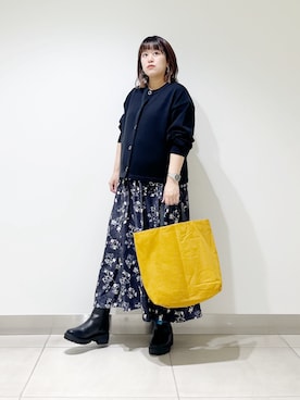「アイテム（バッグ）」を使った、サトみ。さん（レディース・151cm・30代）の秋コーディネート
