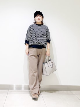 「アイテム（帽子）」を使った、サトみ。さん（レディース・151cm・30代）の秋コーディネート