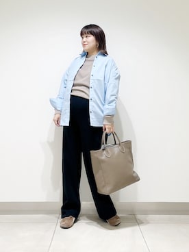 「アイテム（Tシャツ/カットソー）」を使った、サトみ。さん（レディース・151cm・30代）の秋コーディネート