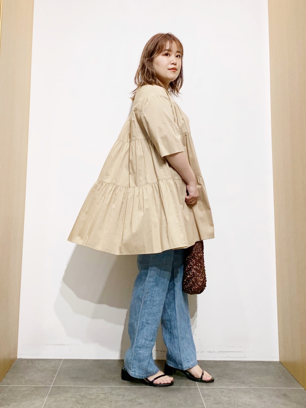 URBAN RESEARCH（アーバンリサーチ）の「コットンシルクティアード 