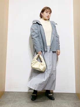 「URBAN RESEARCH ROSSO」｜「アイテム（ブルゾン）」を使った、サトみ。さん（レディース・151cm）の秋コーディネート