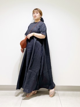 「シュシュ」｜サトみ。さん（レディース・151cm・20代）の夏コーディネート