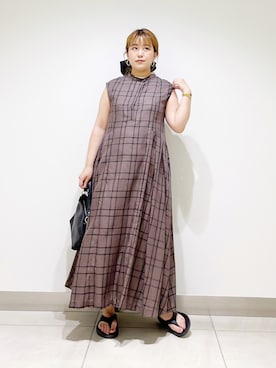 「アイテム（シュシュ）」を使った、サトみ。さん（レディース・151cm・20代）の夏コーディネート