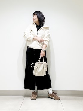 「アイテム（タンクトップ）」を使った、サトみ。さん（レディース・151cm・30代）の秋コーディネート