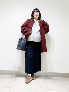 「冬の注目アウター」｜サトみ。さん（レディース・151cm）の秋コーディネート